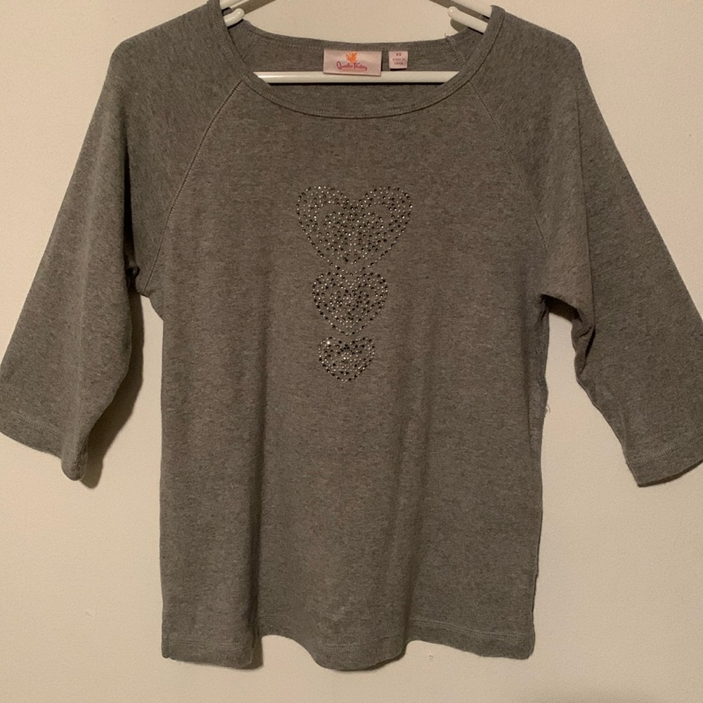 Quacker Factory Embellished Blouse